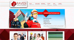 Desktop Screenshot of pavesi.com.br